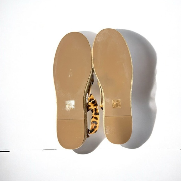 🌻NEW NWOT Madewell The Malia Espadrille Sandal in Leopard Calf Hair Size 9.5 - Picture 12 of 13